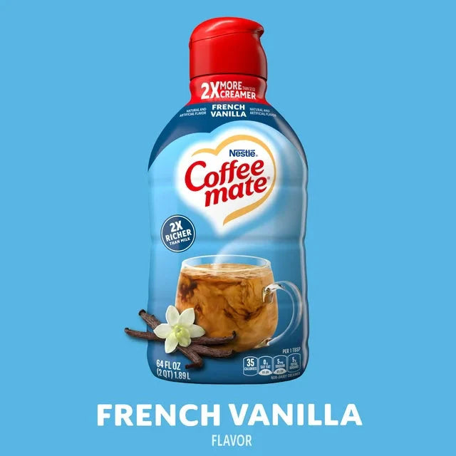 Nestle Coffee mate French Vanilla Liquid Coffee Creamer, 64 fl oz - Amado Deals - wholesale and distributors with free shipping in United States Nestle Coffee mate French Vanilla Liquid Coffee Creamer, 64 fl oz - Amado Deals - wholesale and distributors with free shipping in United States